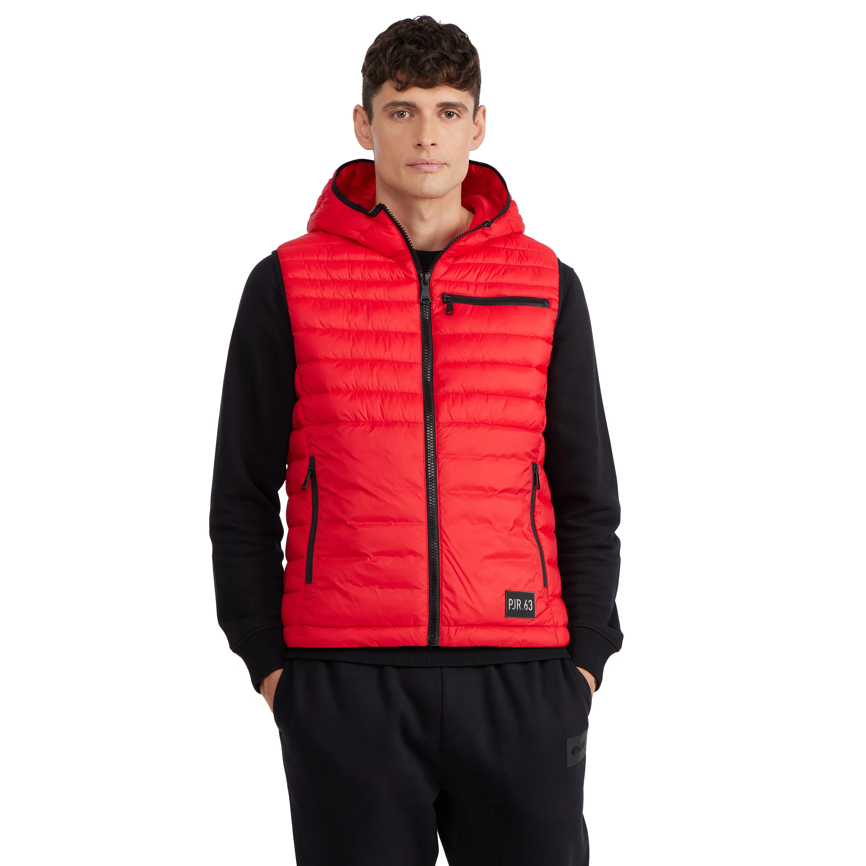 Pajar Men's Drew Puffer Vest with Fixed Hood