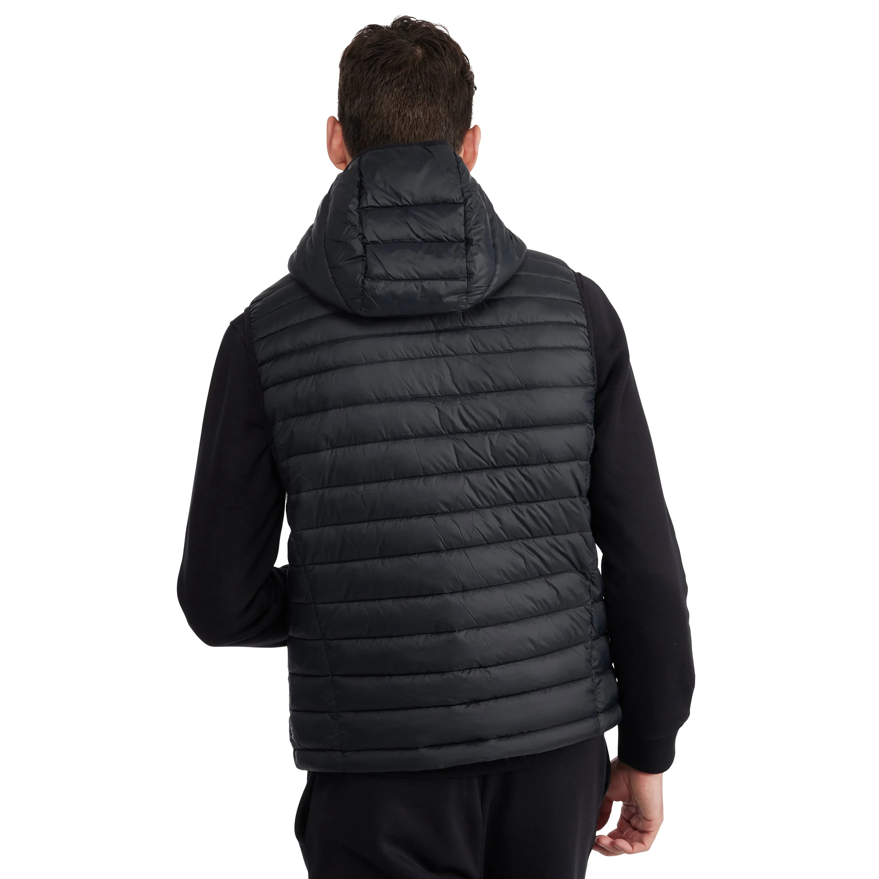 Pajar Men's Drew Puffer Vest with Fixed Hood