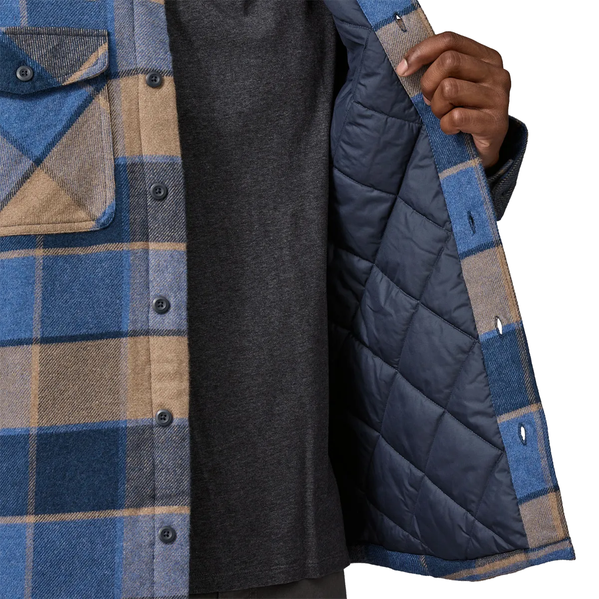 Patagonia Men's Insulated Midweight Fjord Flannel Shirt