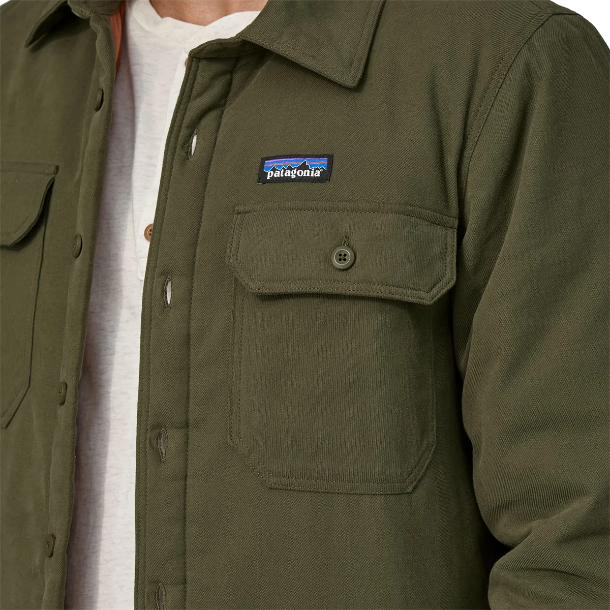 Patagonia Men's Insulated Organic Cotton Midweight Fjord Flannel Shirt