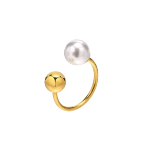 Pearl Open Ring
