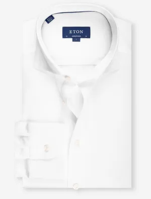 Pique Jersey Contemporary Fit Shirt White