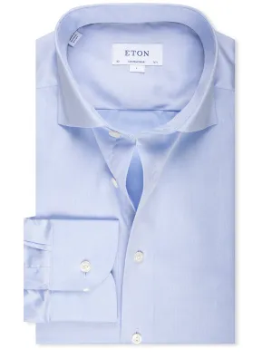 Plain Business Contemporary Fit Shirt Blue