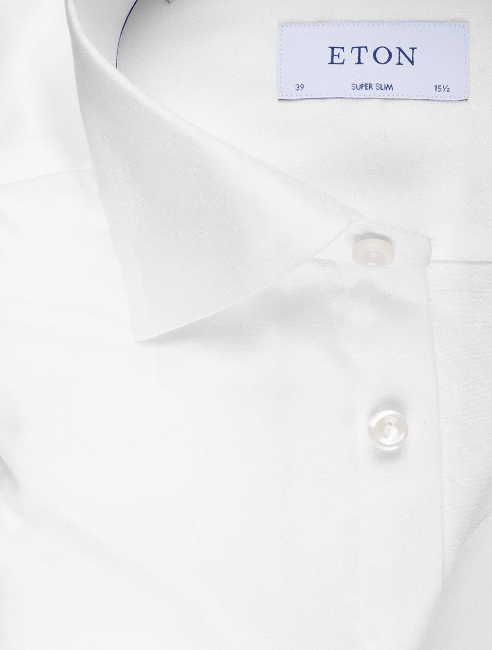 Plain Super Slim Fit Shirt White