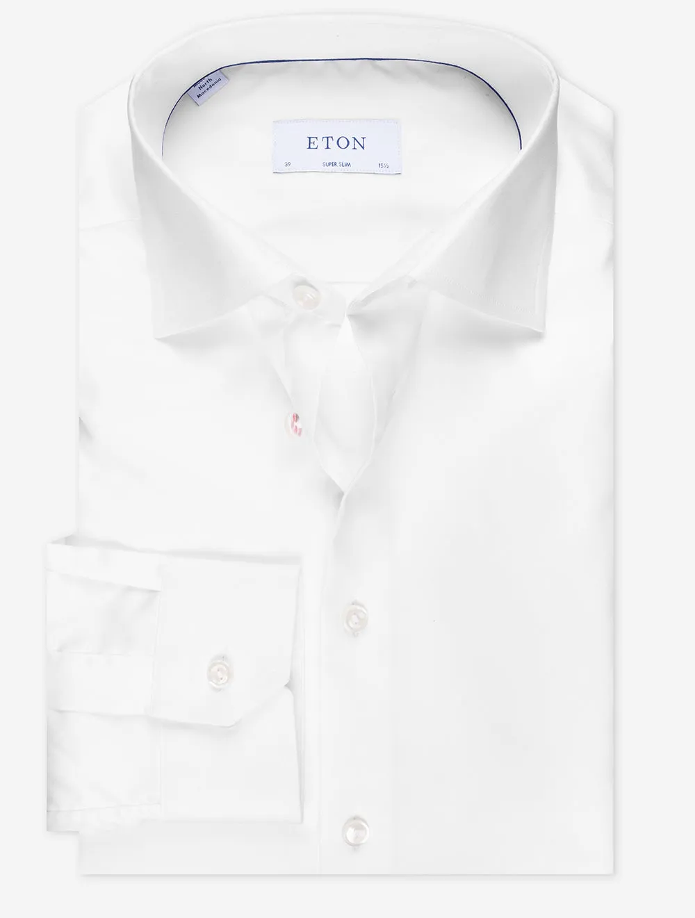 Plain Super Slim Fit Shirt White