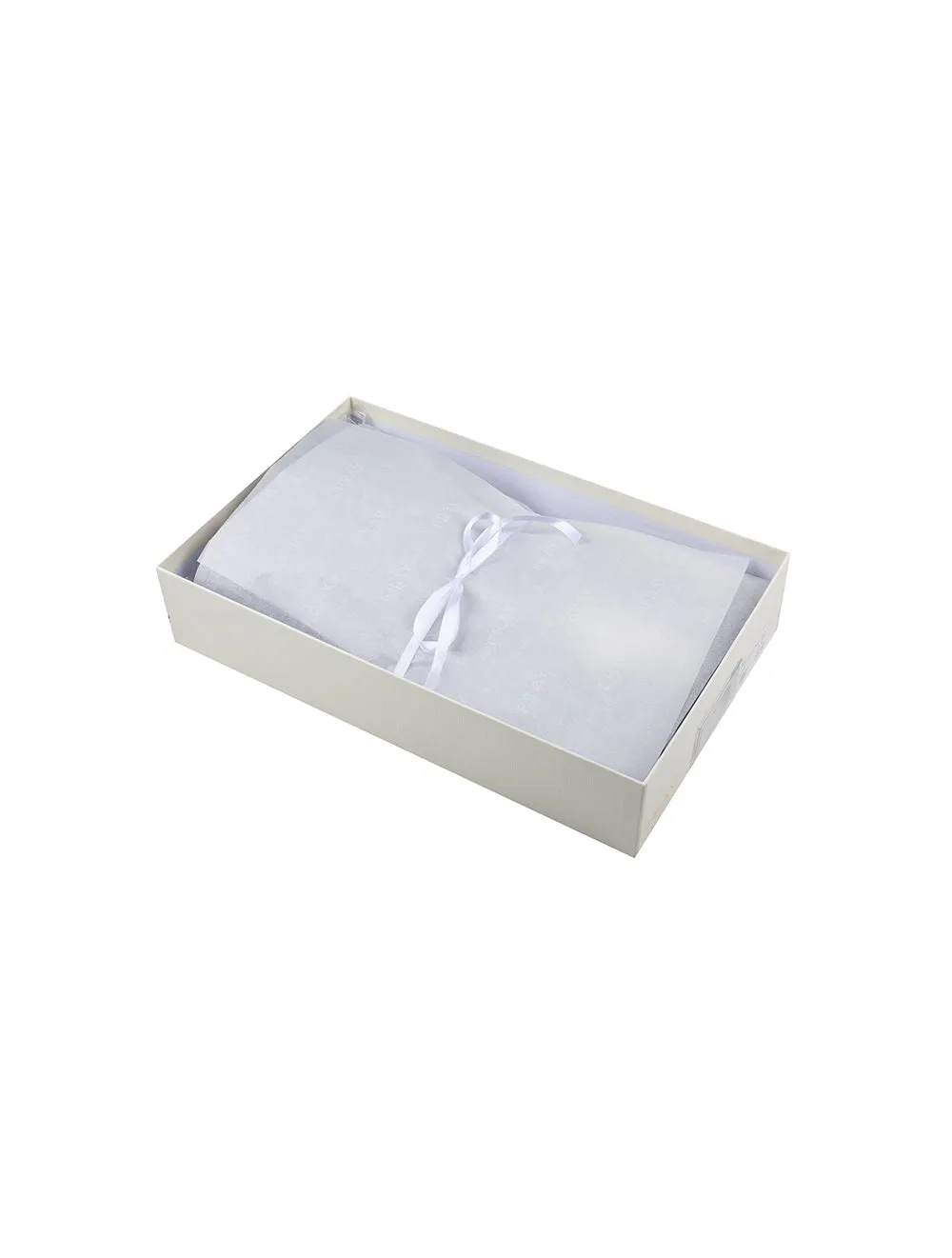 Pleated Cotton Dress Shirt White
