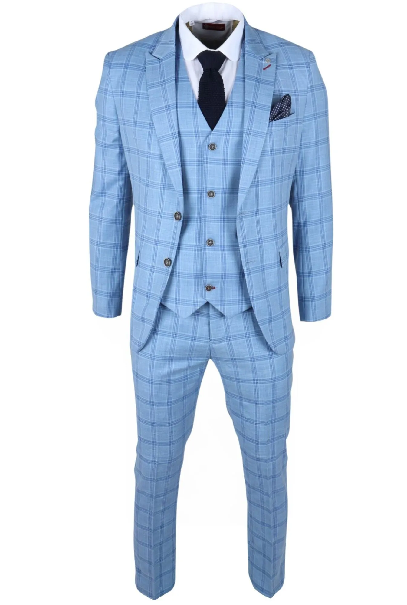 Plowman - 3 Piece Checked Suit