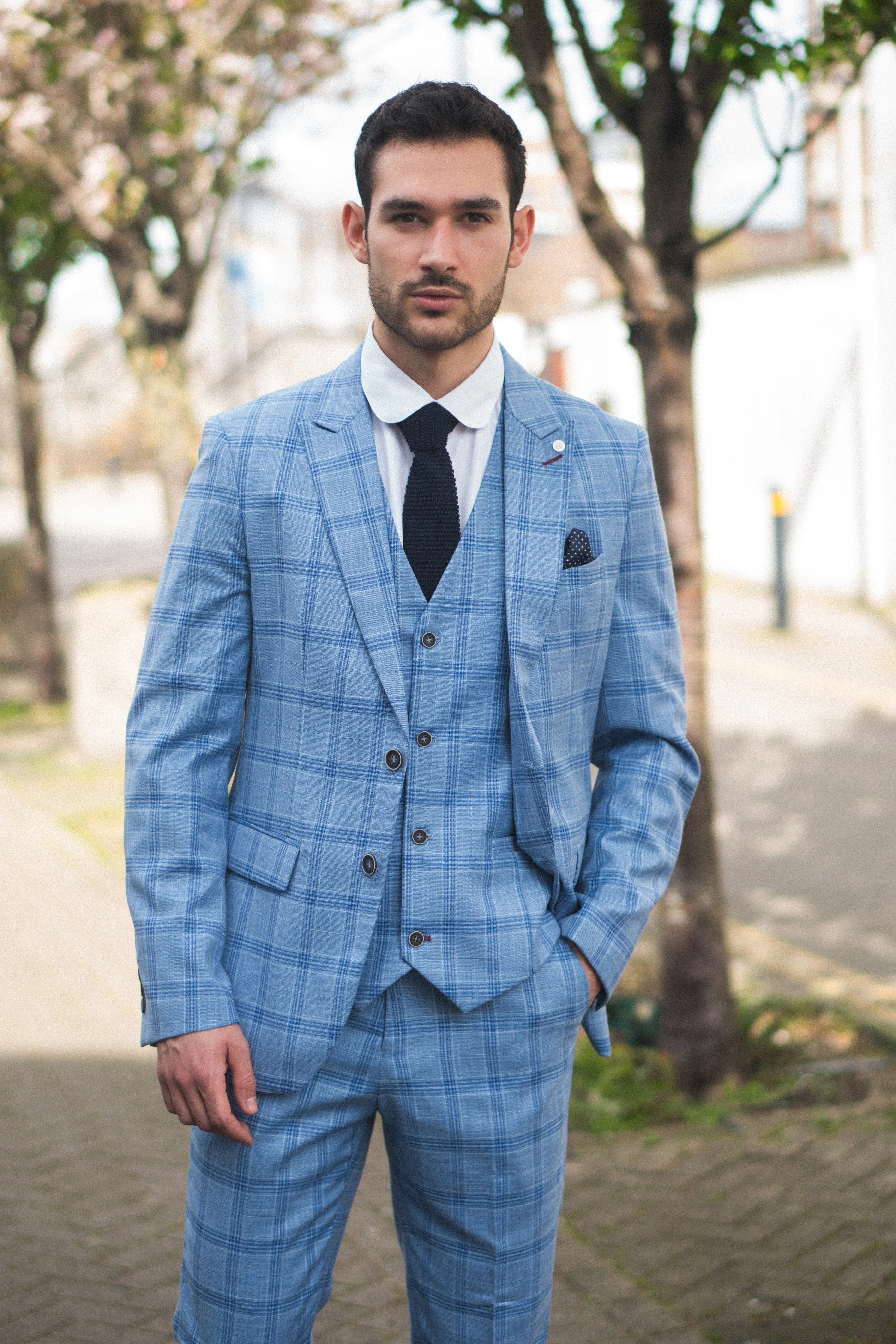 Plowman - 3 Piece Checked Suit