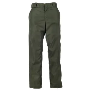 Prada Triangle Logo Trousers in Green Nylon