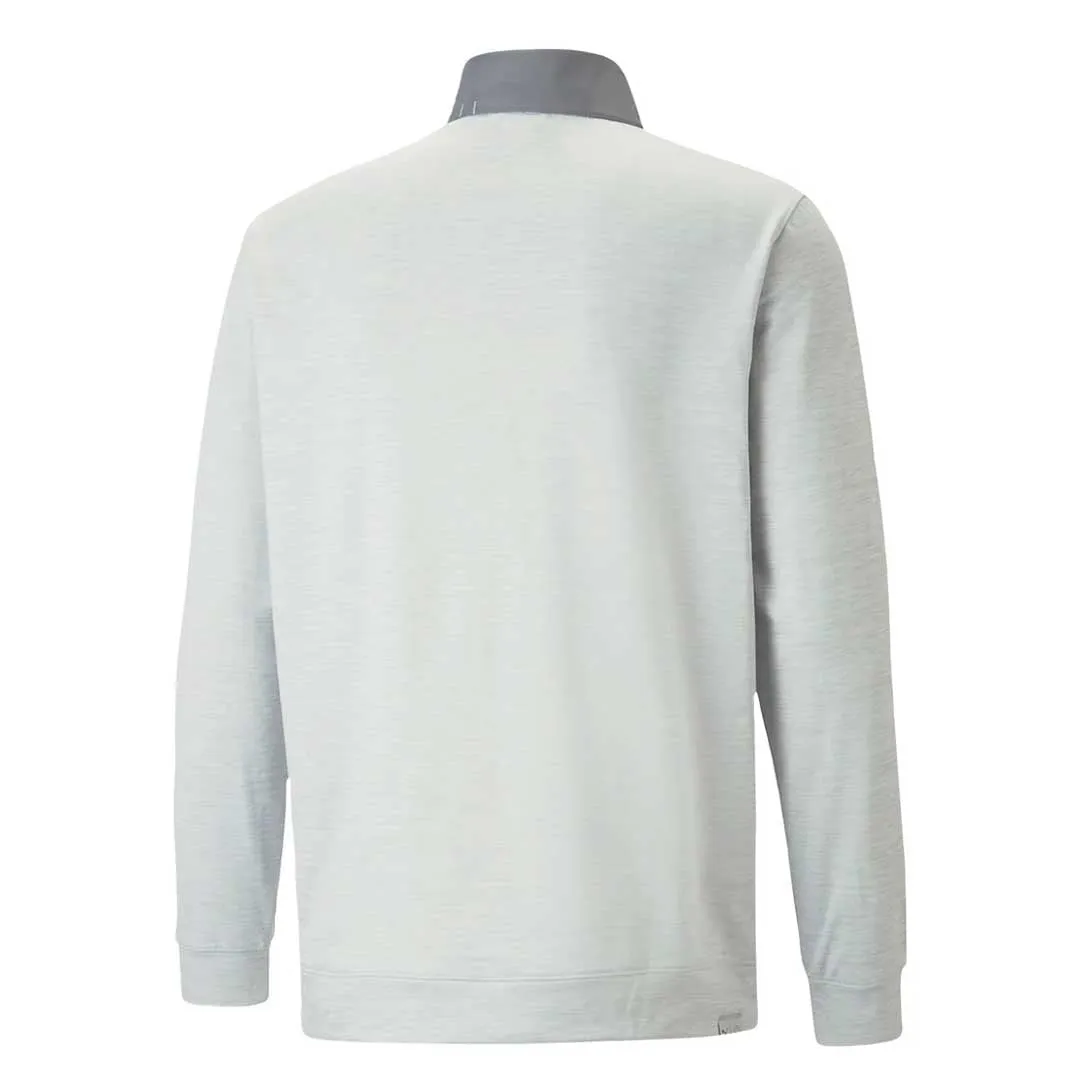 Puma - Men's Cloudspun Colorblock 1/4 Zip Sweater (537463 02)
