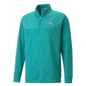 Puma - Men's Cloudspun Colorblock 1/4 Zip Sweater (537463 04)