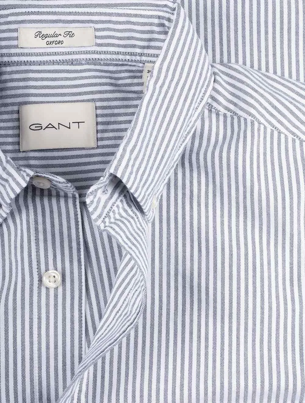 Regular Fit Classic Oxford Stripe Shirt Persian Blue