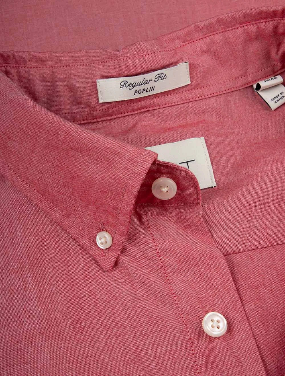 Regular Fit Classic Poplin Shirt Bright Magenta