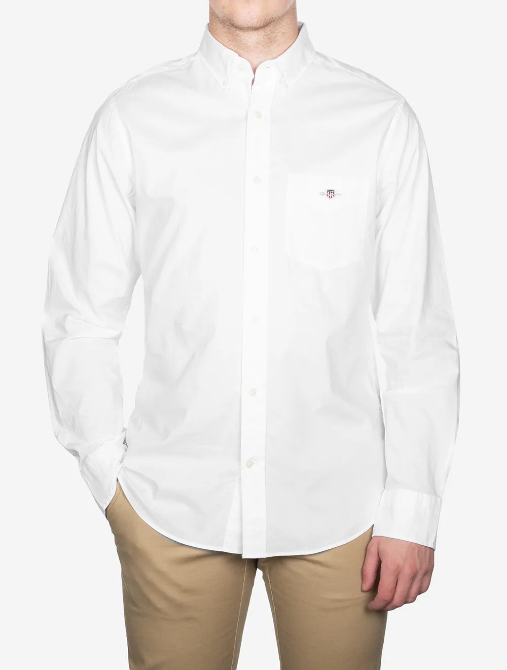 Regular Fit Classic Poplin Shirt White