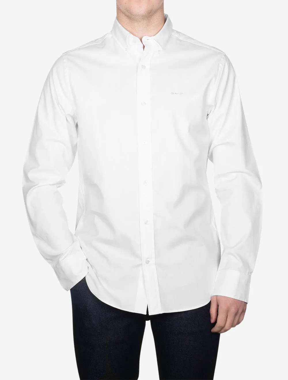 Regular Fit Pinpoint Oxford Shirt White