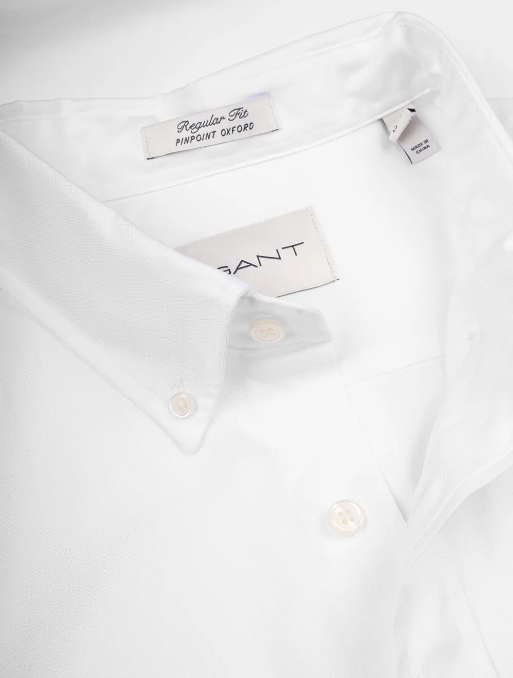 Regular Fit Pinpoint Oxford Shirt White