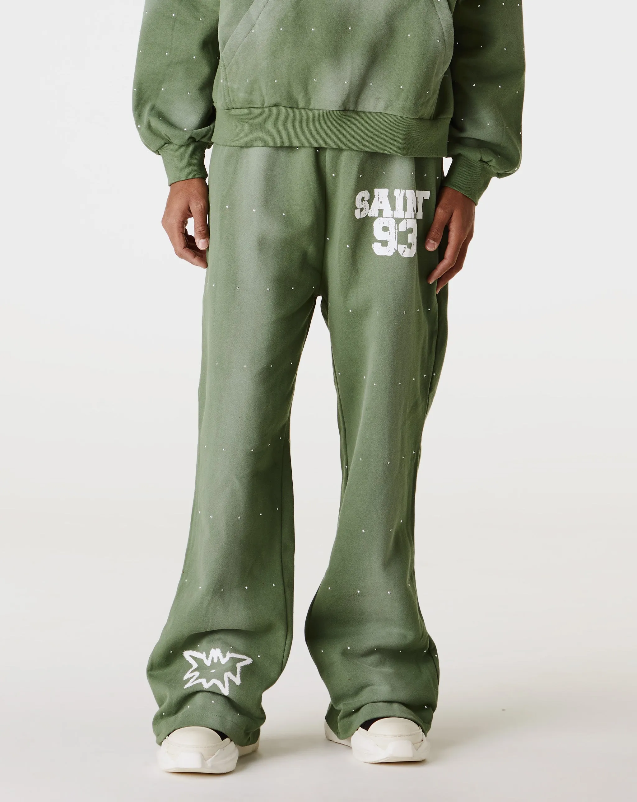 Rhinestone Flare Jogger