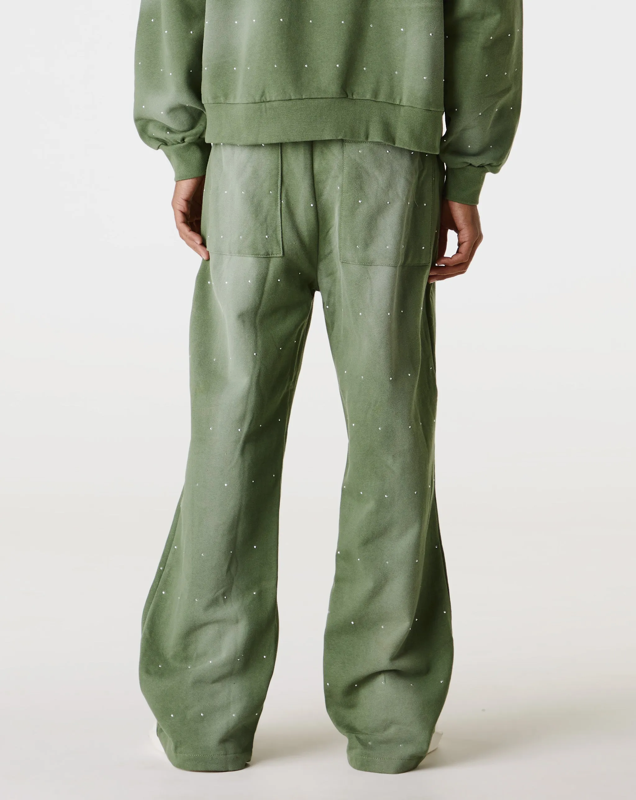 Rhinestone Flare Jogger