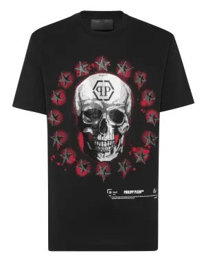 Round Neck T-Shirt Stars &amp; Skull