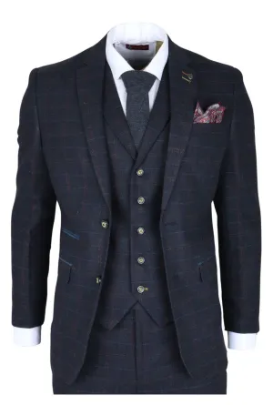 Ryan 3 Piece Tweed Slim Fit Suit