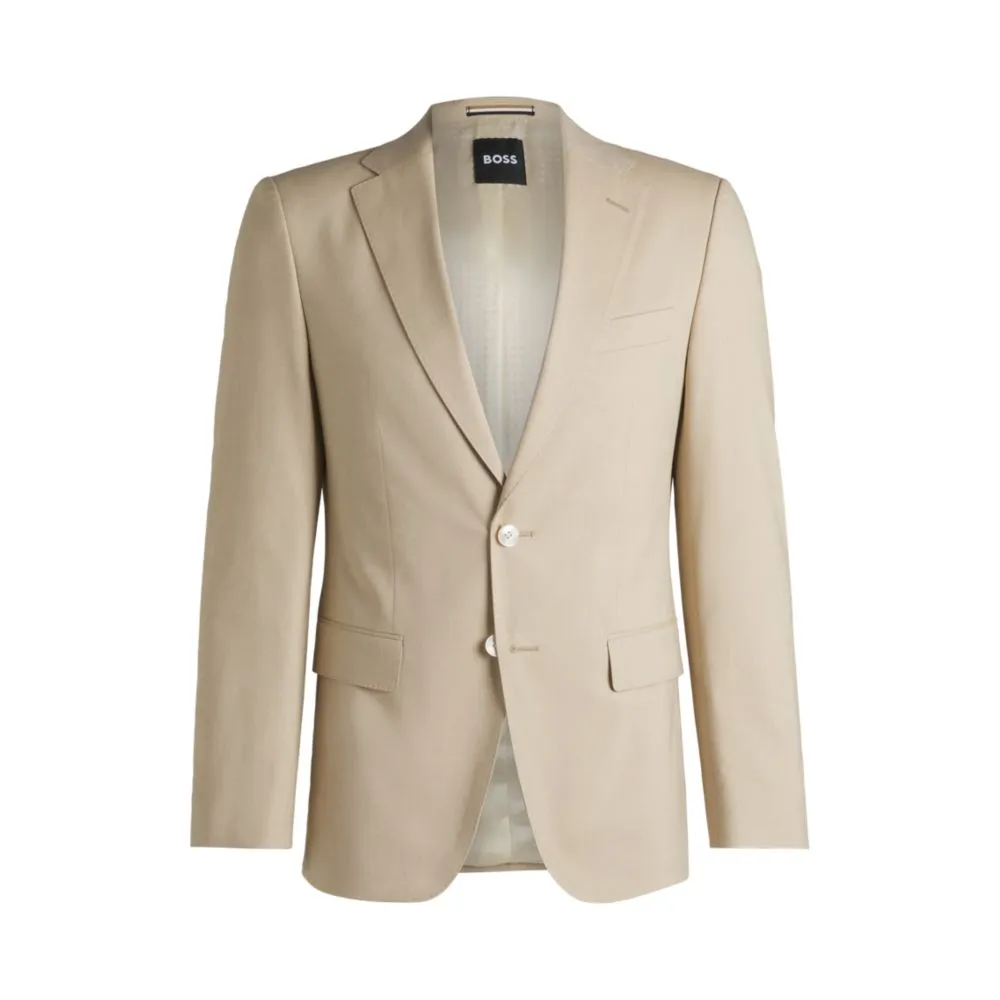 Slim-fit blazer in stretch chiffon
