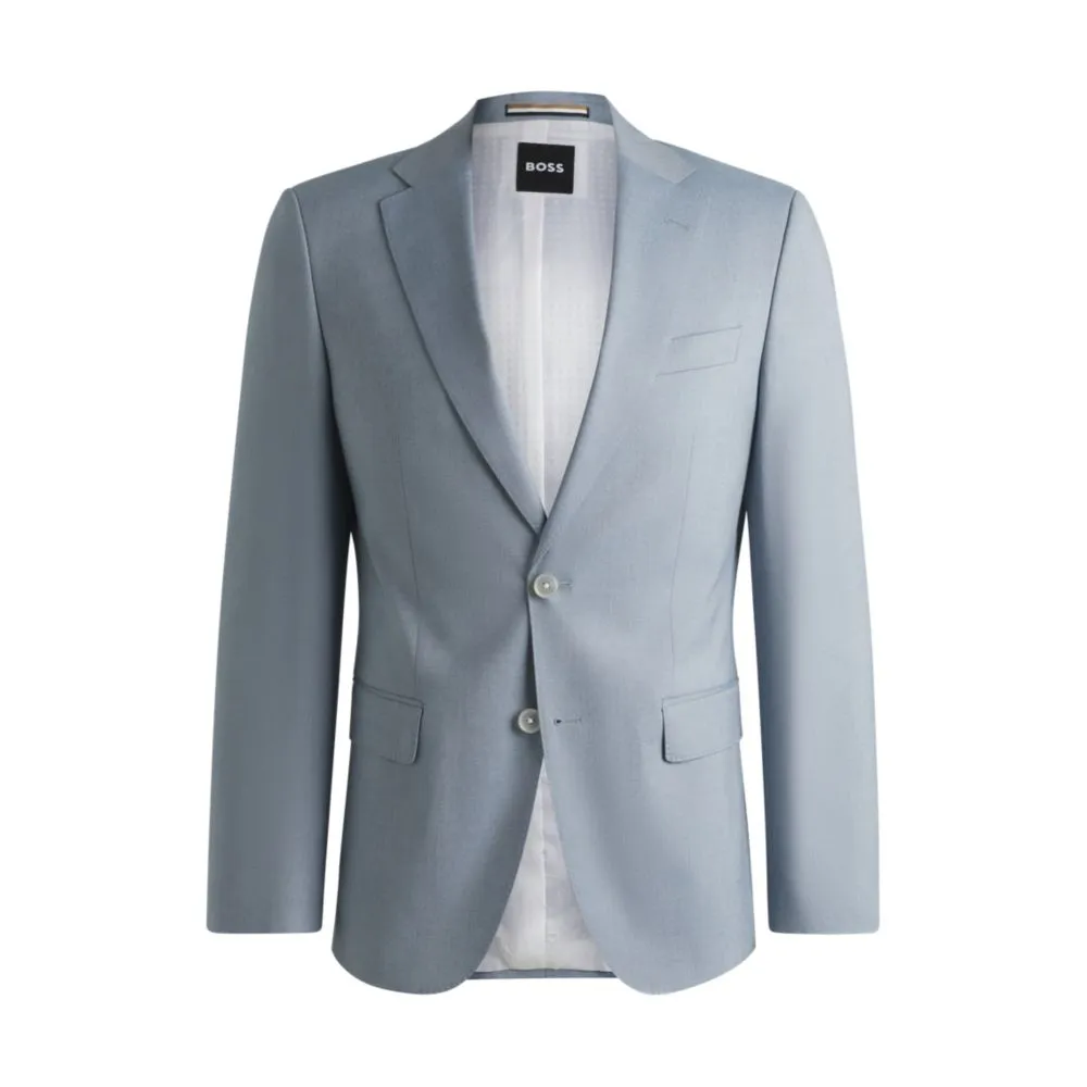 Slim-fit blazer in stretch chiffon