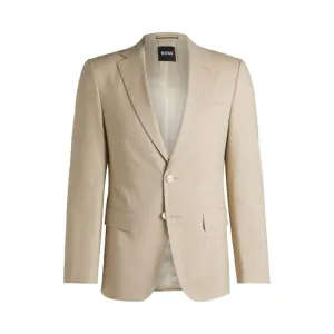 Slim-fit blazer in stretch chiffon