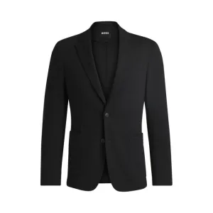 Slim-fit jacket in washable stretch fabric