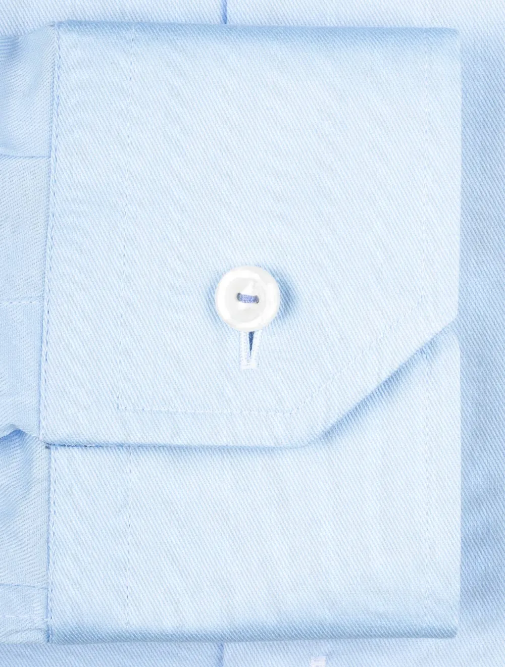Slim Fit Stretch Plain Inlay Formal Shirt Blue