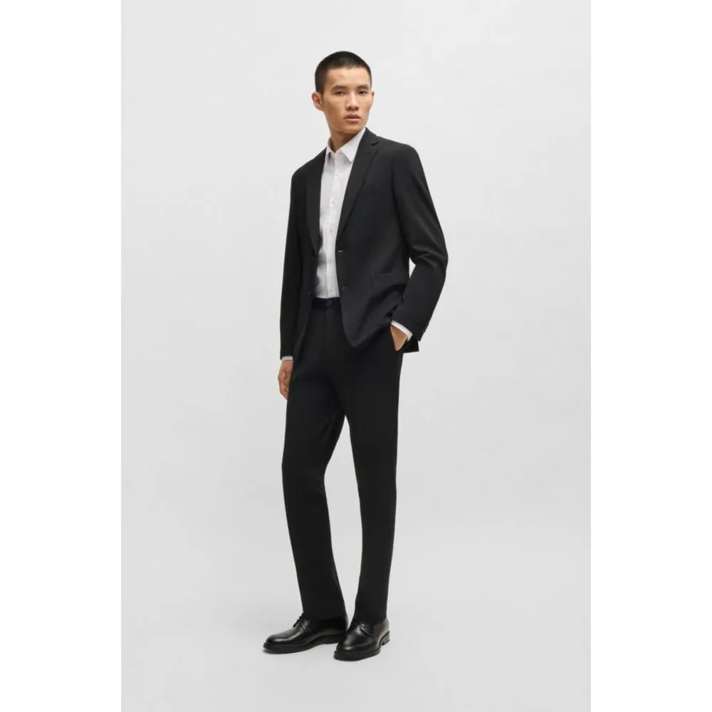 Slim-fit trousers in washable stretch fabric