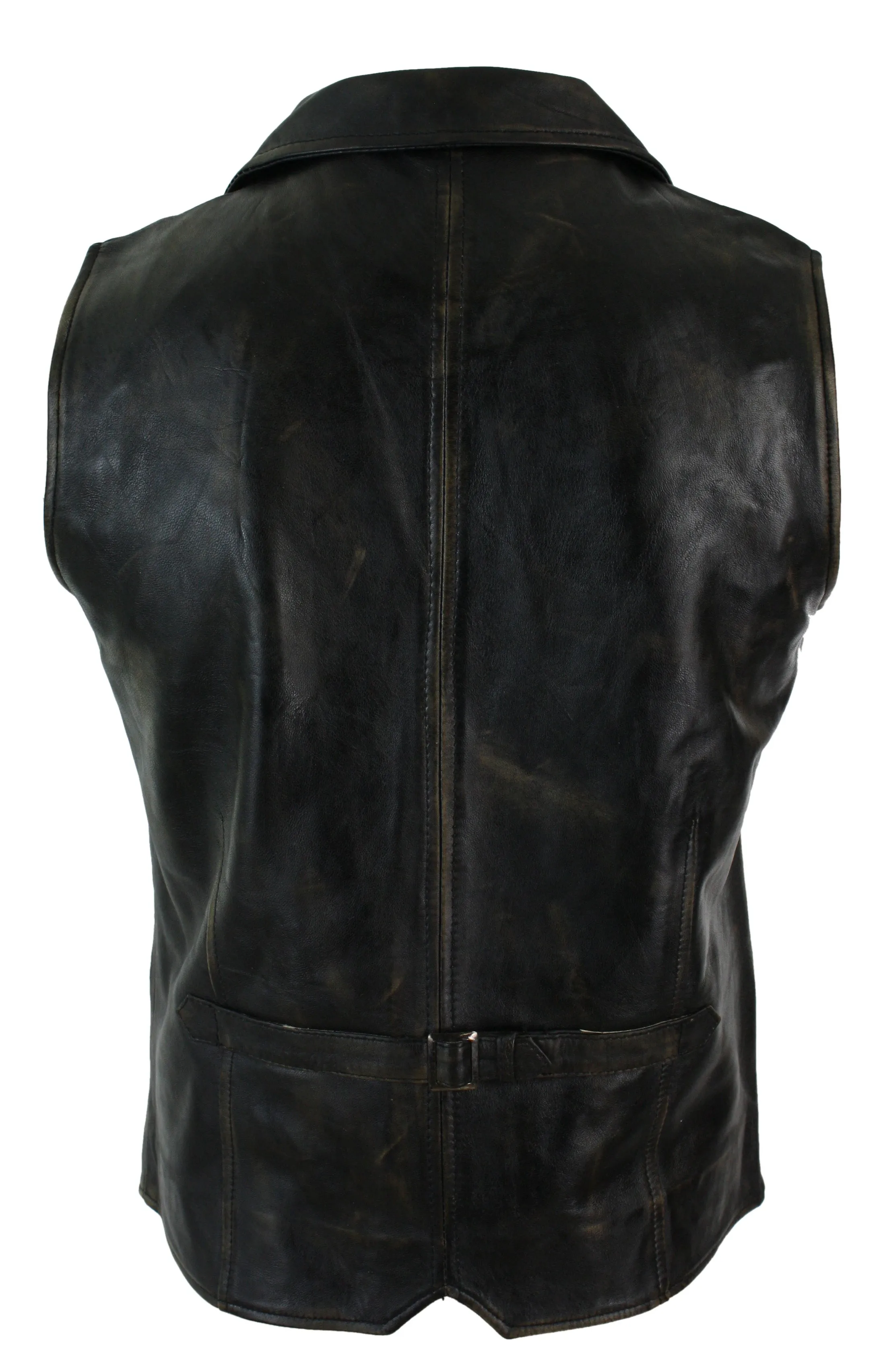Smart Classic Leather Waistcoat