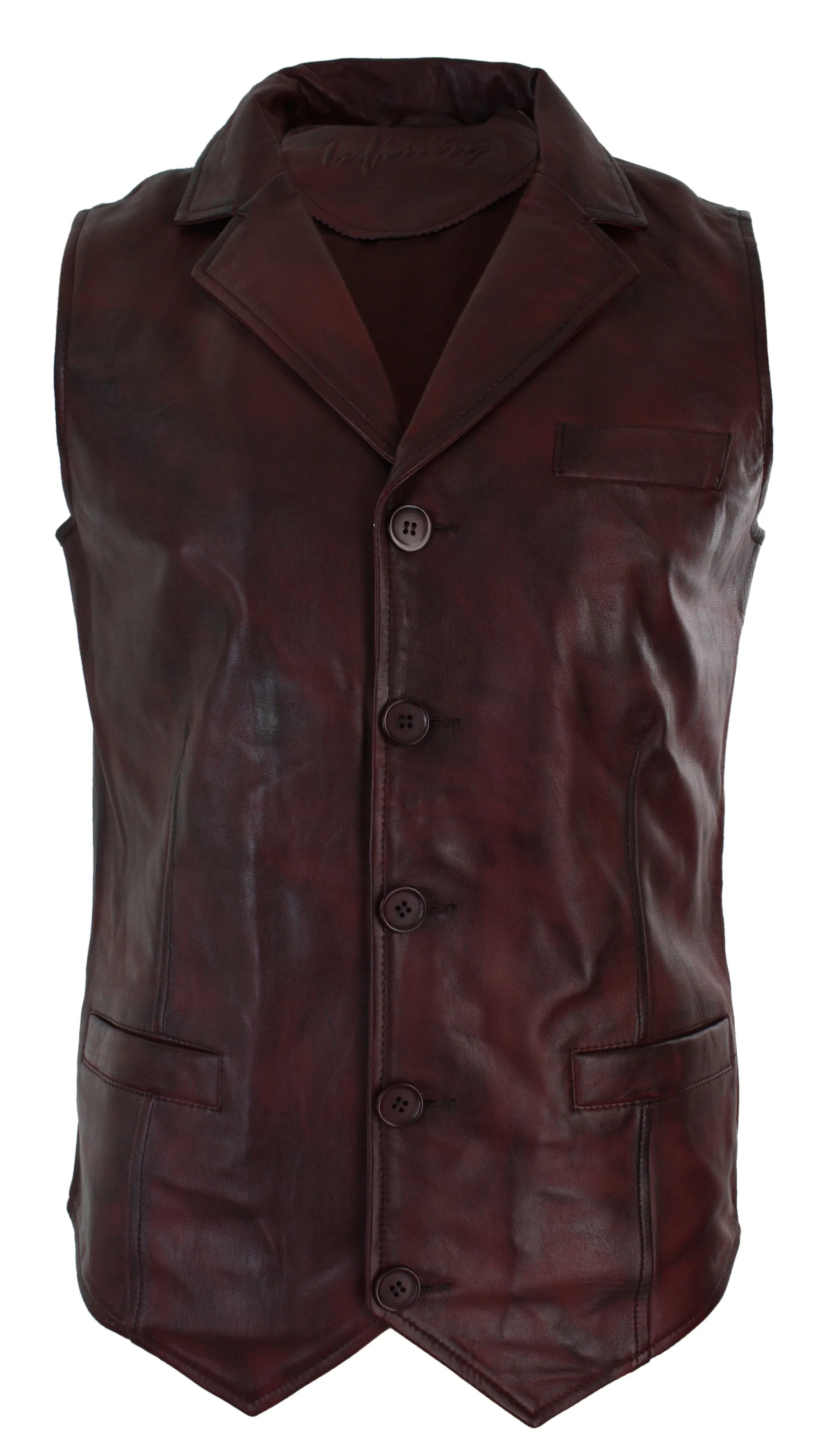 Smart Classic Leather Waistcoat