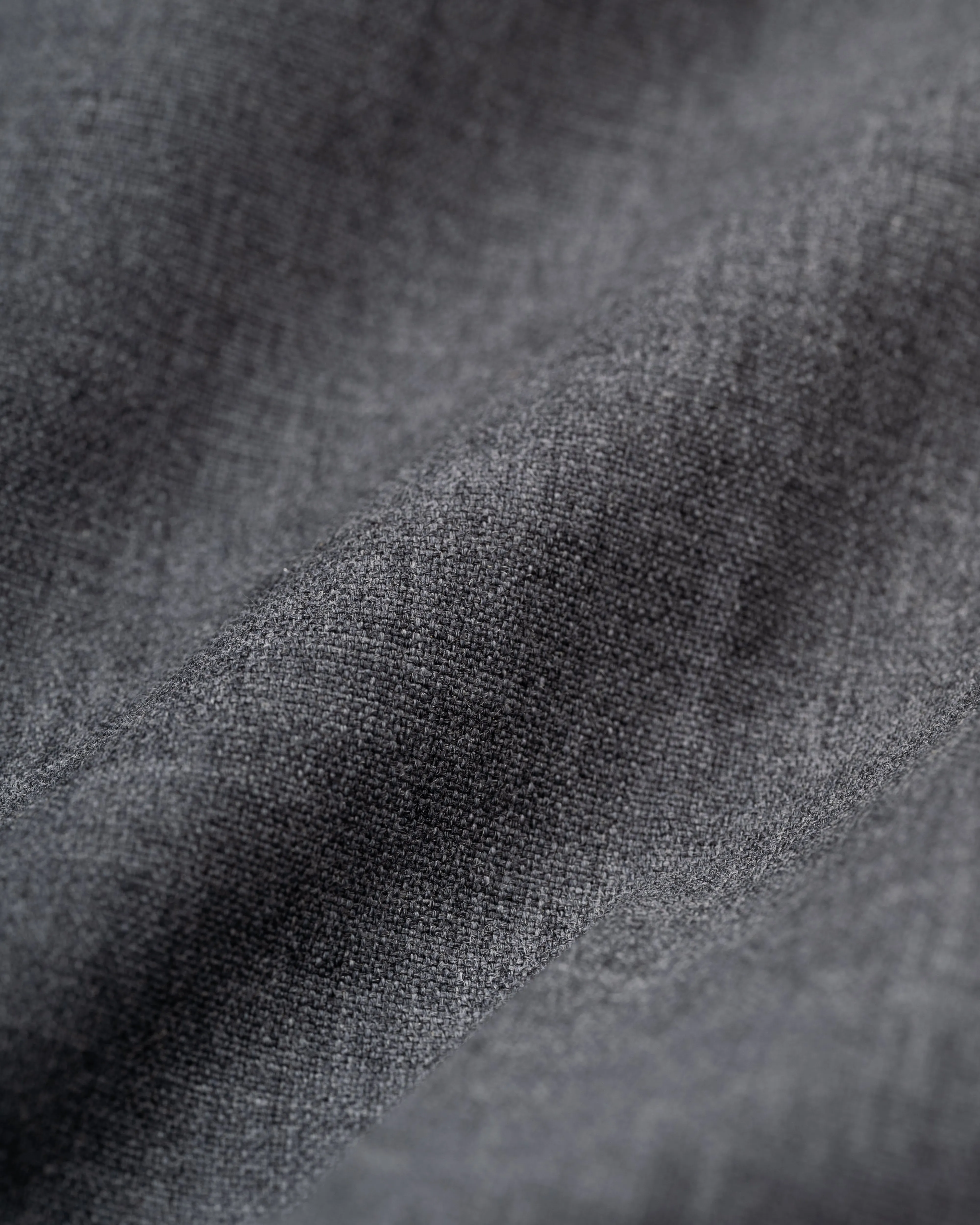 SOLID GREY WOOL TROUSERS