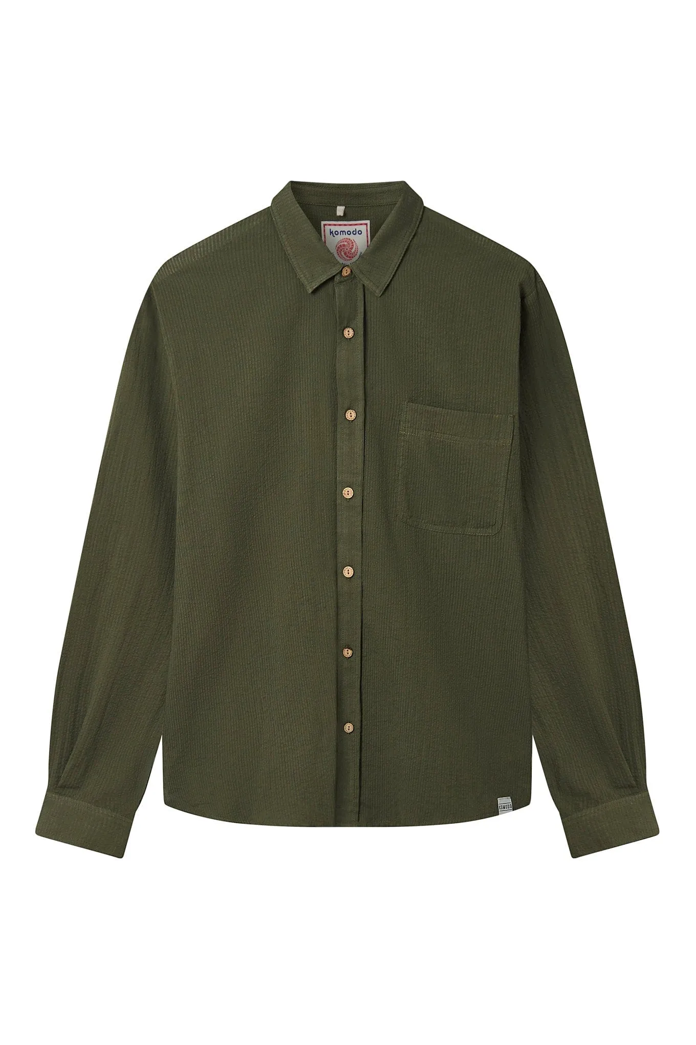 Spectre Men's Organic Cotton Shirt | Khaki