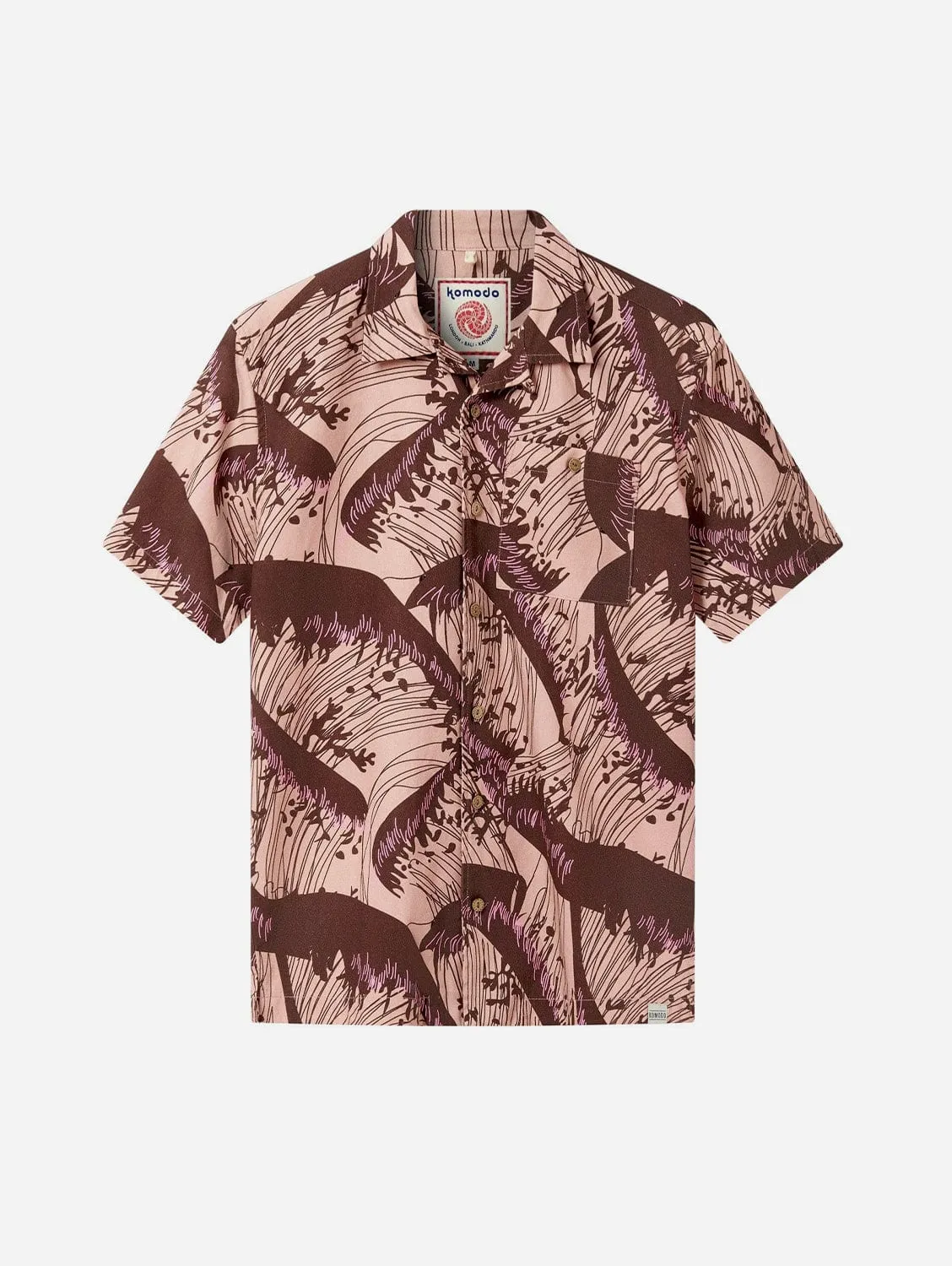 Spindrift Men's Organic Cotton Shirt | Pink Wave