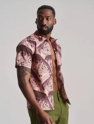 Spindrift Men's Organic Cotton Shirt | Pink Wave