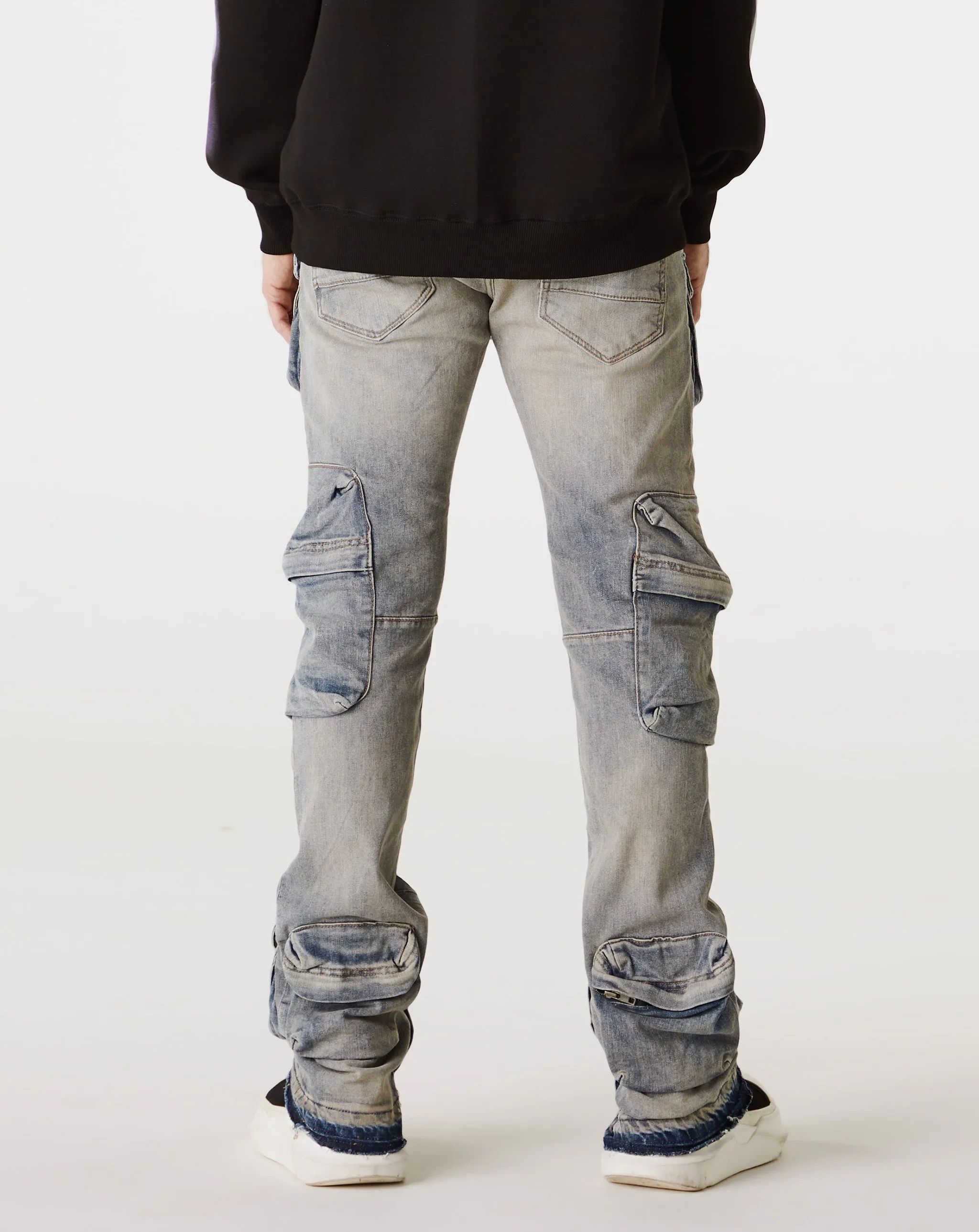 Stacked 3D Cargo Jean