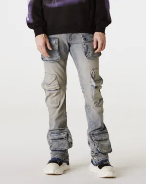 Stacked 3D Cargo Jean