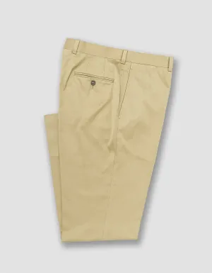 STONE COTTON DRILL CLOTH TROUSER - CLASSIC FIT