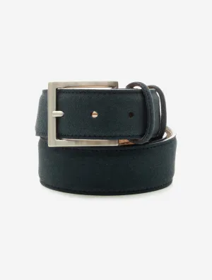 Suede Belt Navy