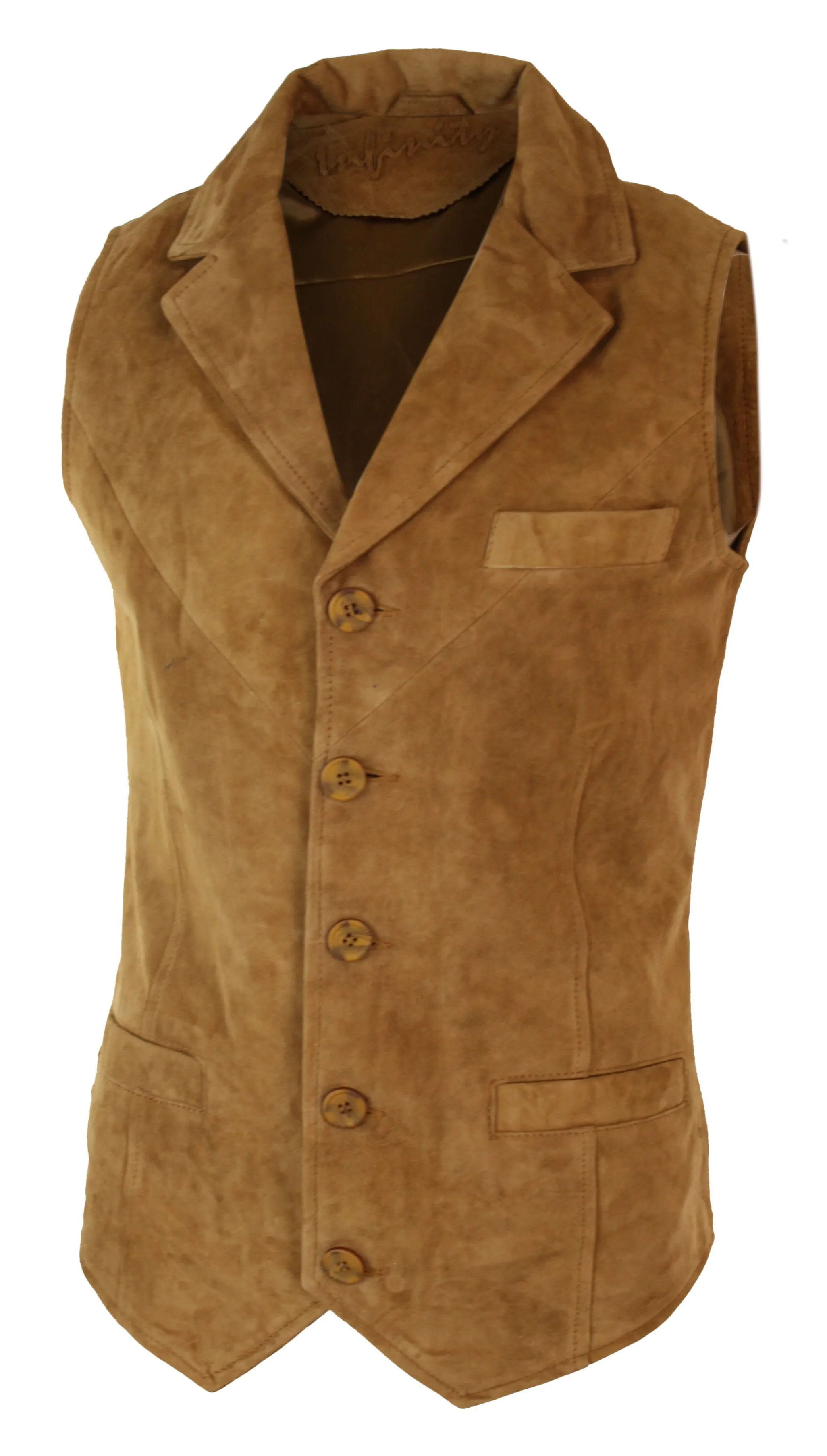 Suede Leather Waistcoat