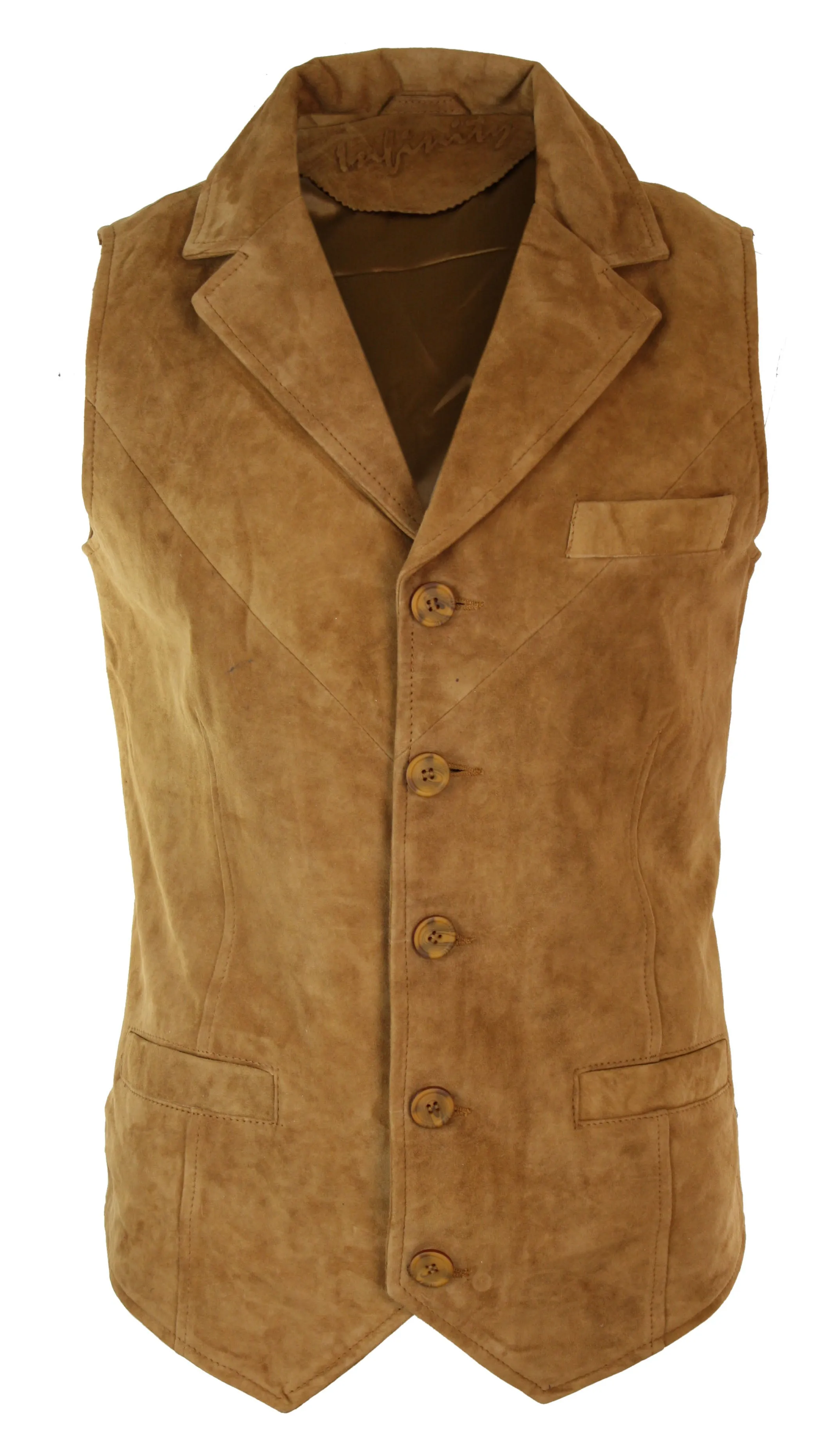 Suede Leather Waistcoat
