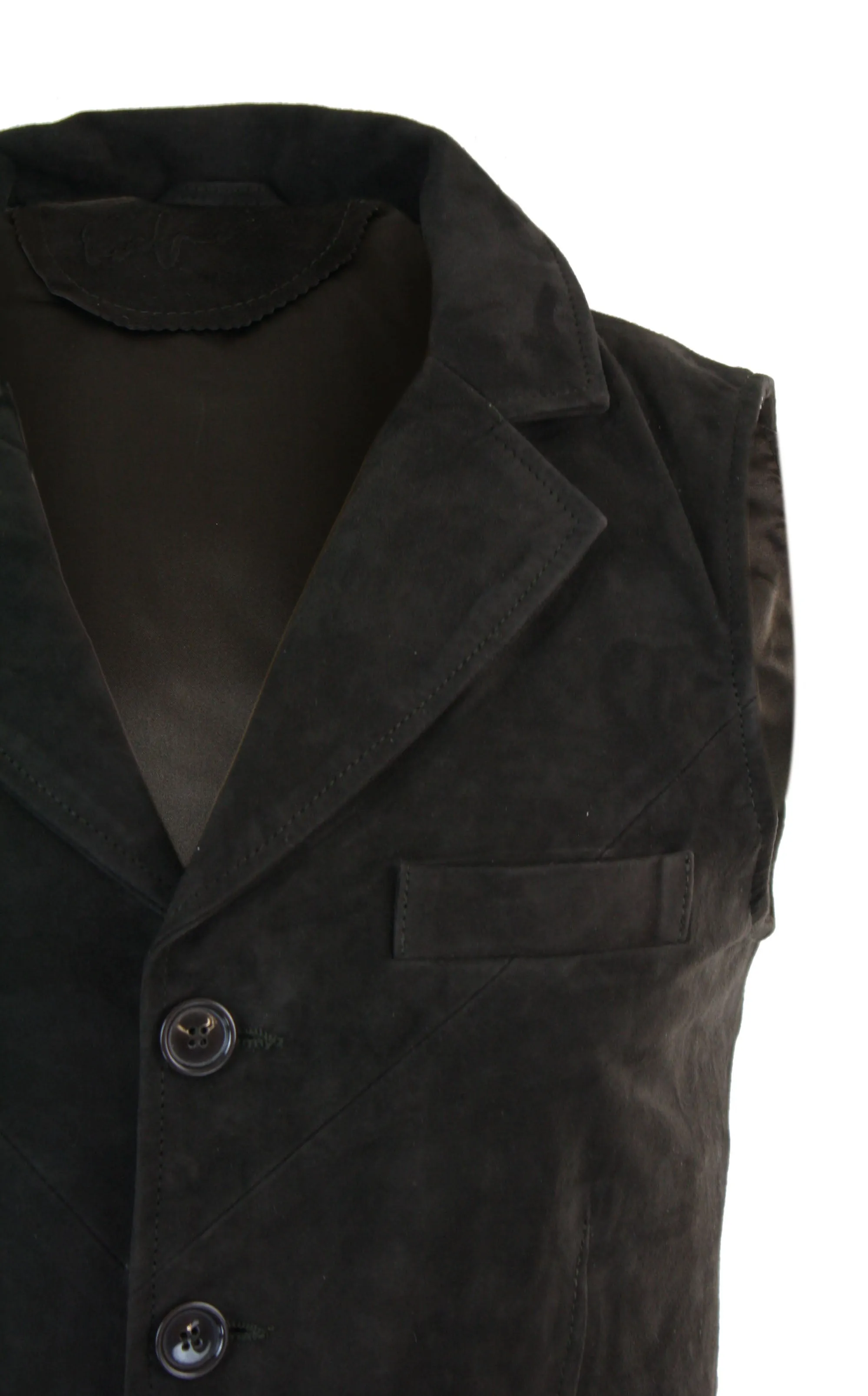 Suede Leather Waistcoat