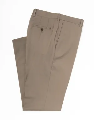 TAN TROPICAL WOOL TROUSERS