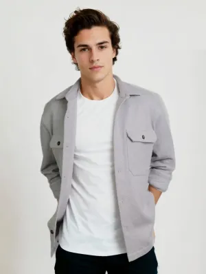 The James 100% Recycled Overshirt | Grey