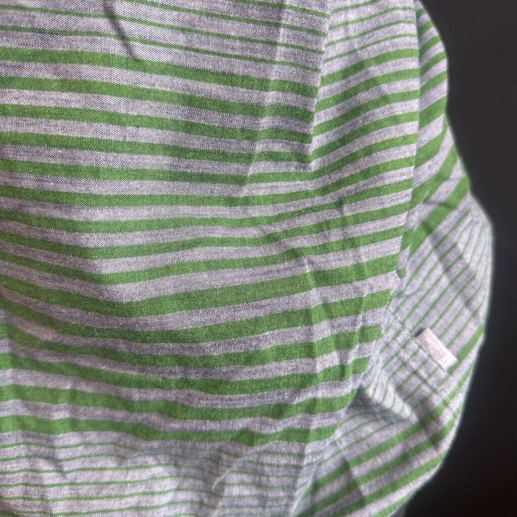 The North Face The North Face - Men's S/S Button-Up Shirt - MSRP $100: Green/Grey-men-XL