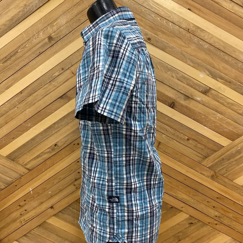 The North Face The North Face - Plaid Button Shirt - MSRP$89: blue/dark blue/white-men-SM