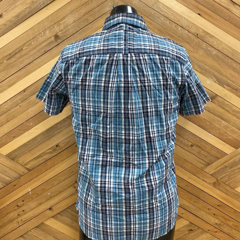 The North Face The North Face - Plaid Button Shirt - MSRP$89: blue/dark blue/white-men-SM