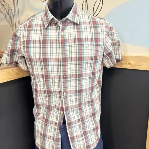 The North Face The North Face - Plaid Button Shirt - MSRP$89: White/Red/Blue-men-SM