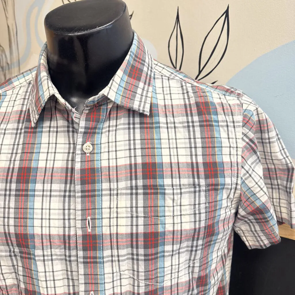 The North Face The North Face - Plaid Button Shirt - MSRP$89: White/Red/Blue-men-SM
